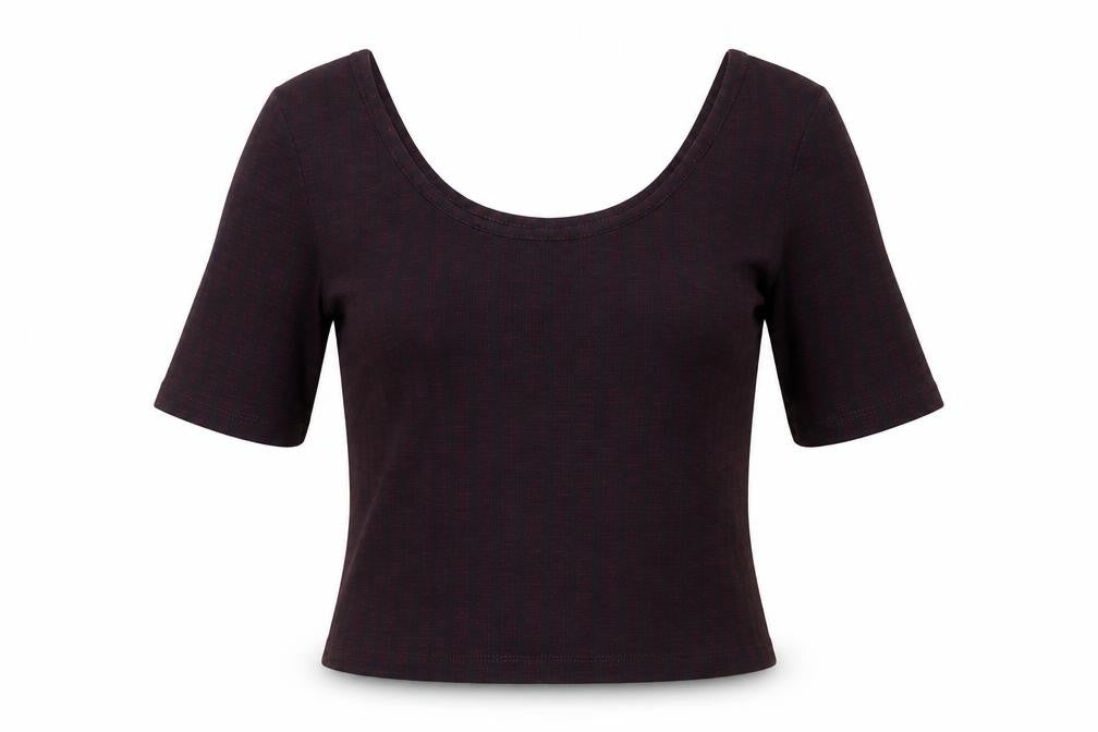 New Look Womens Red Polyester Basic Blouse Size 10 Off the Shoulder