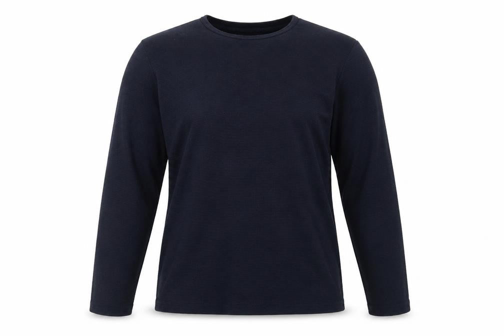 Connor Mens Blue Round Neck Cotton Pullover Jumper Size XL