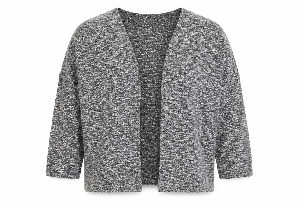 Atmosphere Womens Grey V-Neck Polyester Cardigan Jumper Size M