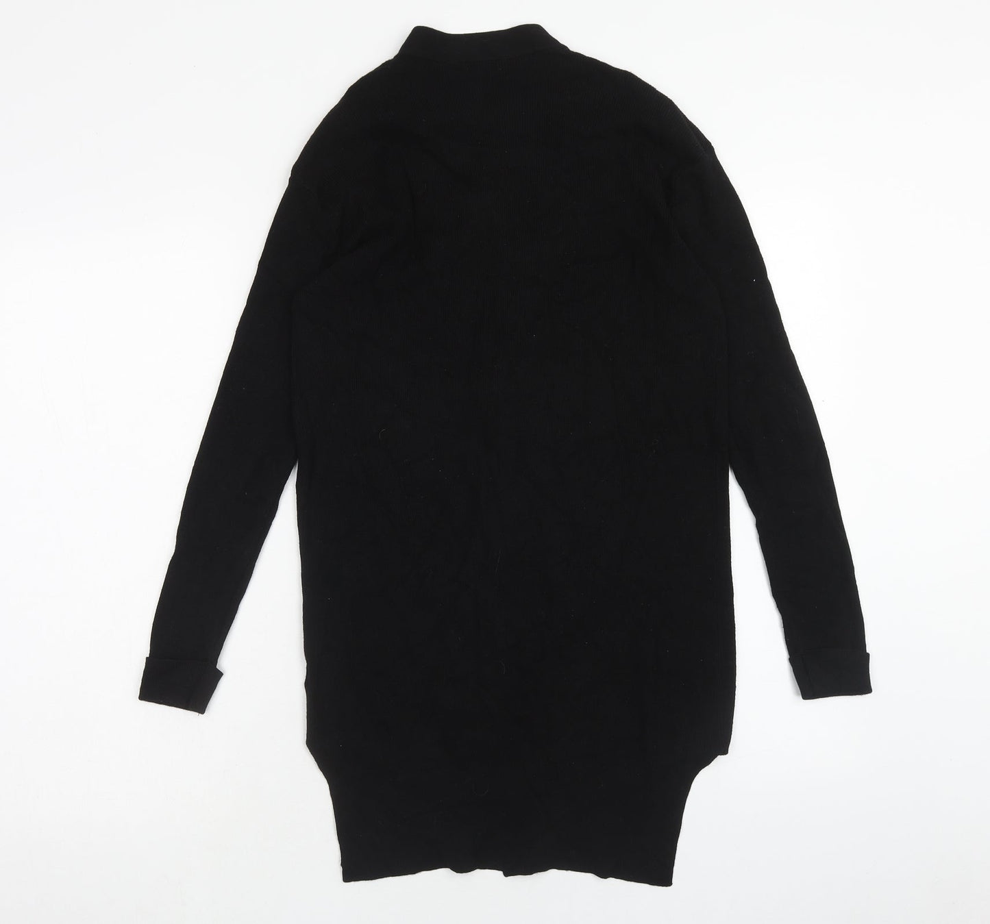 Select Womens Black V-Neck Viscose Cardigan Jumper Size 10