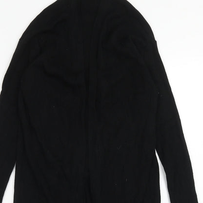 Select Womens Black V-Neck Viscose Cardigan Jumper Size 10