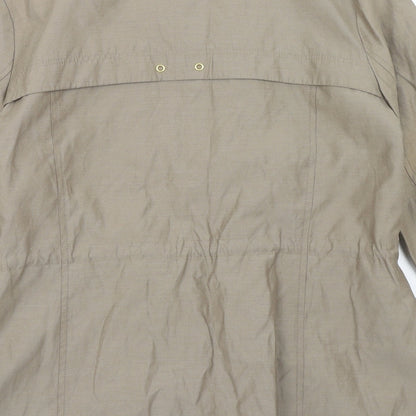 Marks & Spencer Womens Brown Jacket Size 8 Zip