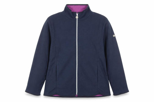 Anne De Lancay Womens Blue Jacket Size L Zip