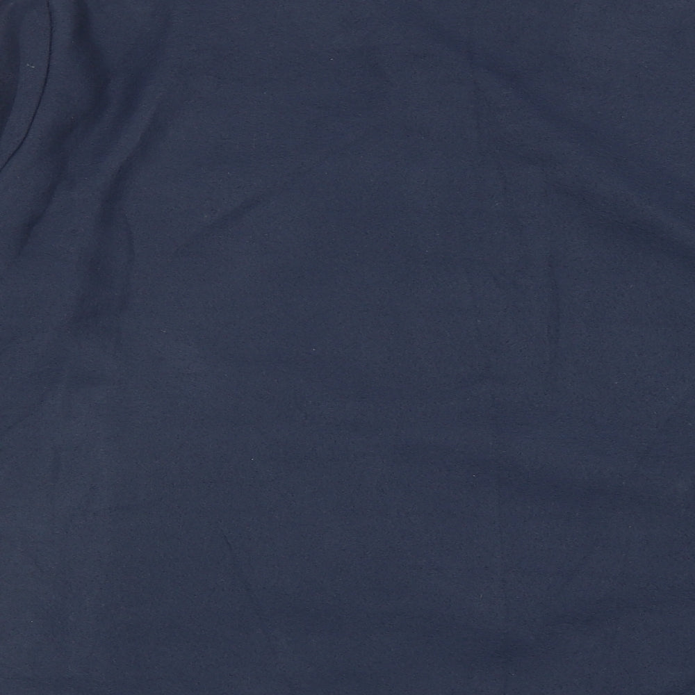 Anne De Lancay Womens Blue Jacket Size L Zip
