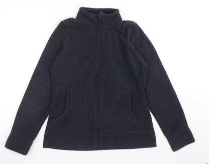 Marks & Spencer Womens Blue Jacket Size 10 Zip