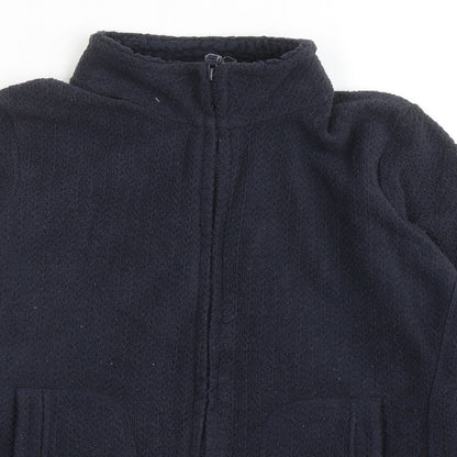 Marks & Spencer Womens Blue Jacket Size 10 Zip