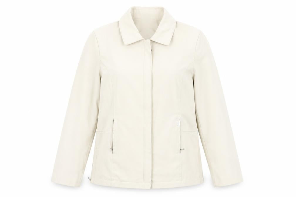 JBC Collection Womens Ivory Jacket Size 14 Zip