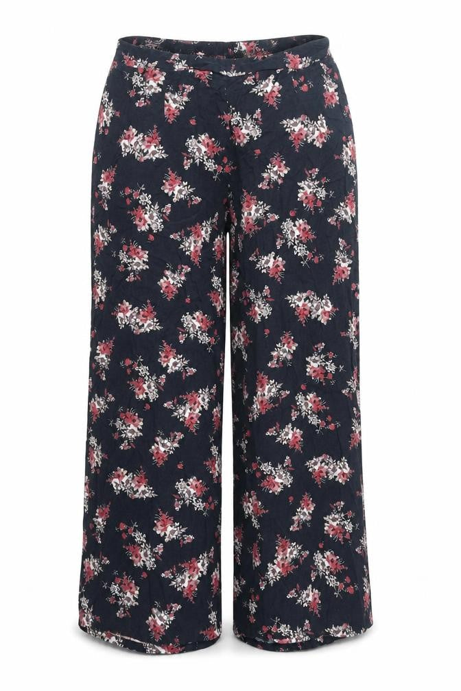 Dizzy Lizzy Womens Black Geometric Polyester Trousers Size XL Regular