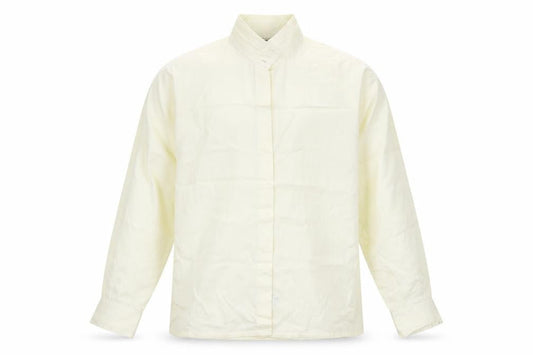 The Collar Company Mens Yellow Cotton Button-Up Size S Collared Button