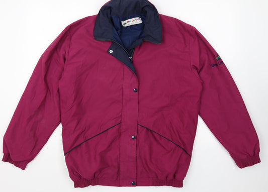 One Up Golf Mens Purple Jacket Size S Zip