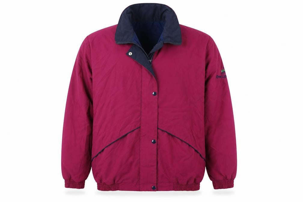 One Up Golf Mens Purple Jacket Size S Zip