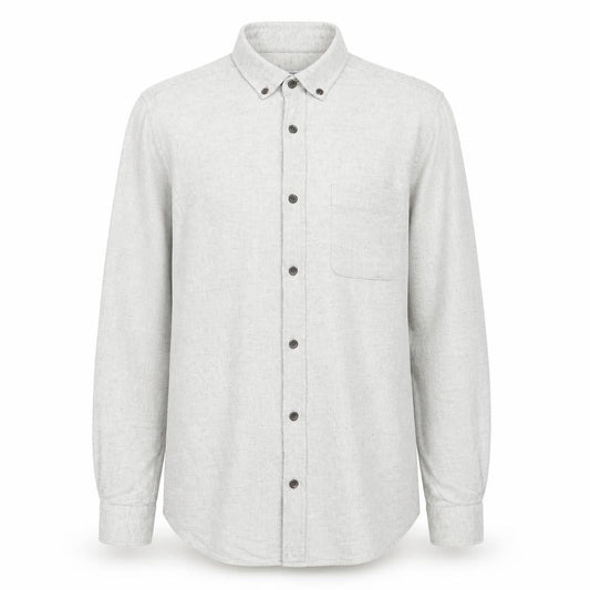 Cedarwood State Mens Grey Cotton Button-Up Size S Collared Button