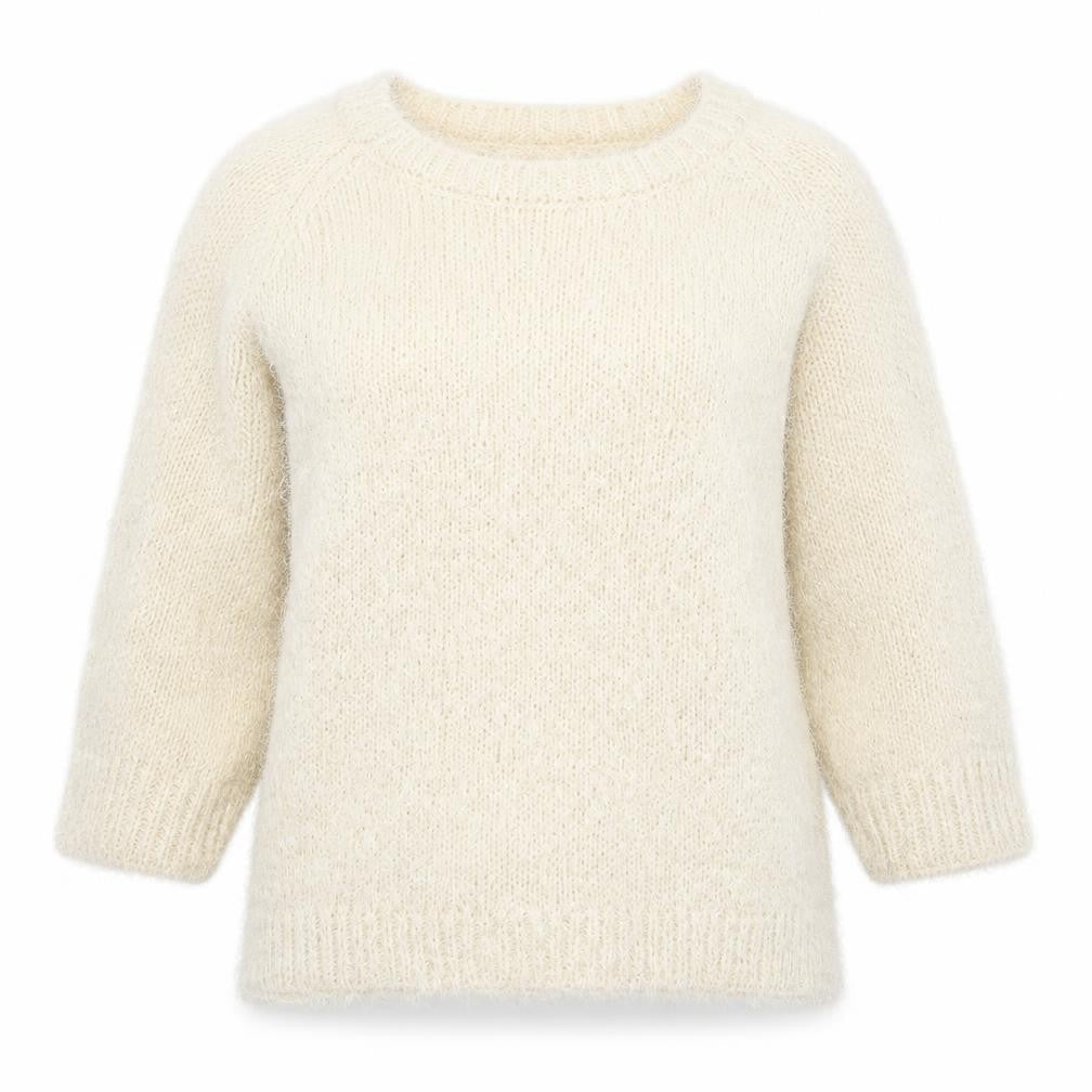 NEXT Womens Beige Scoop Neck Polyester Pullover Jumper Size S