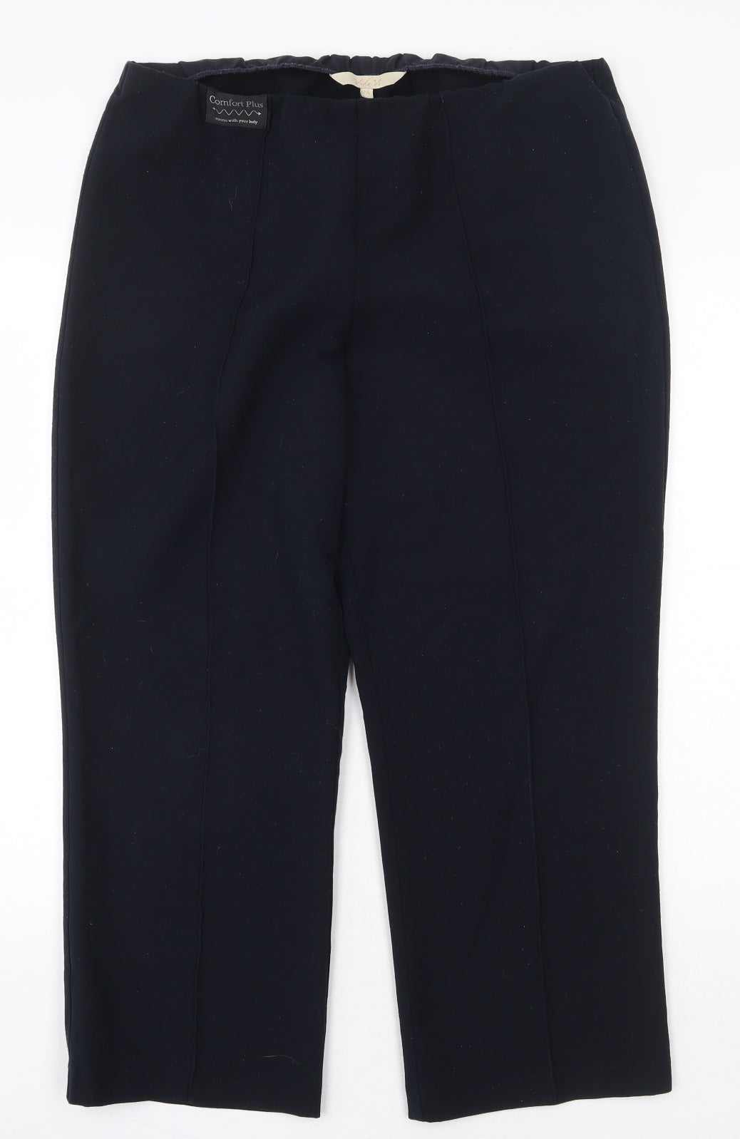 Vida Vi Womens Blue Polyester Trousers Size 14 Regular