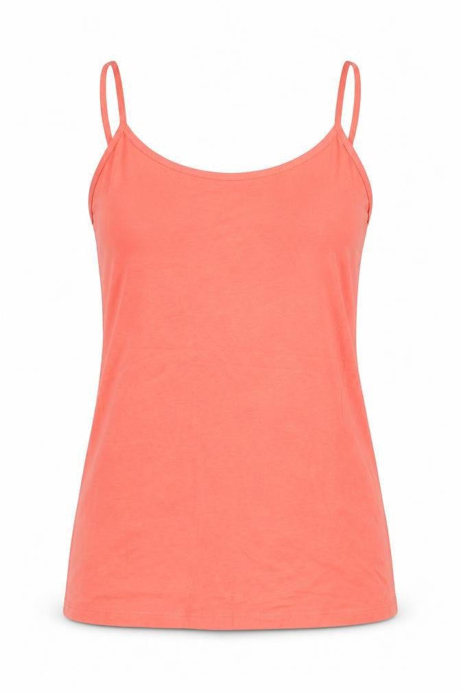 Marks & Spencer Womens Pink Cotton Basic Tank Size 10 Round Neck