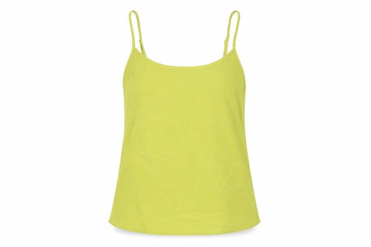 Miss Selfridge Womens Green Polyester Camisole Tank Size 10 Round Neck