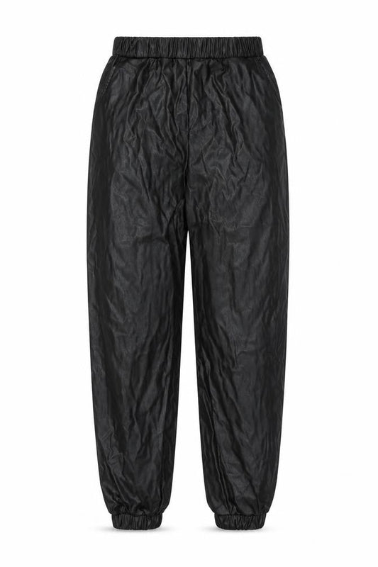 ASOS Womens Black Polyurethane Cargo Trousers Size 8 Regular