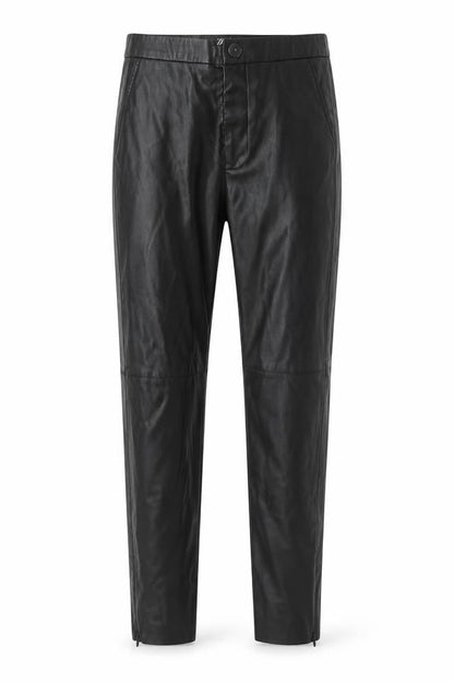Zara Womens Black Polyester Trousers Size S Regular Zip