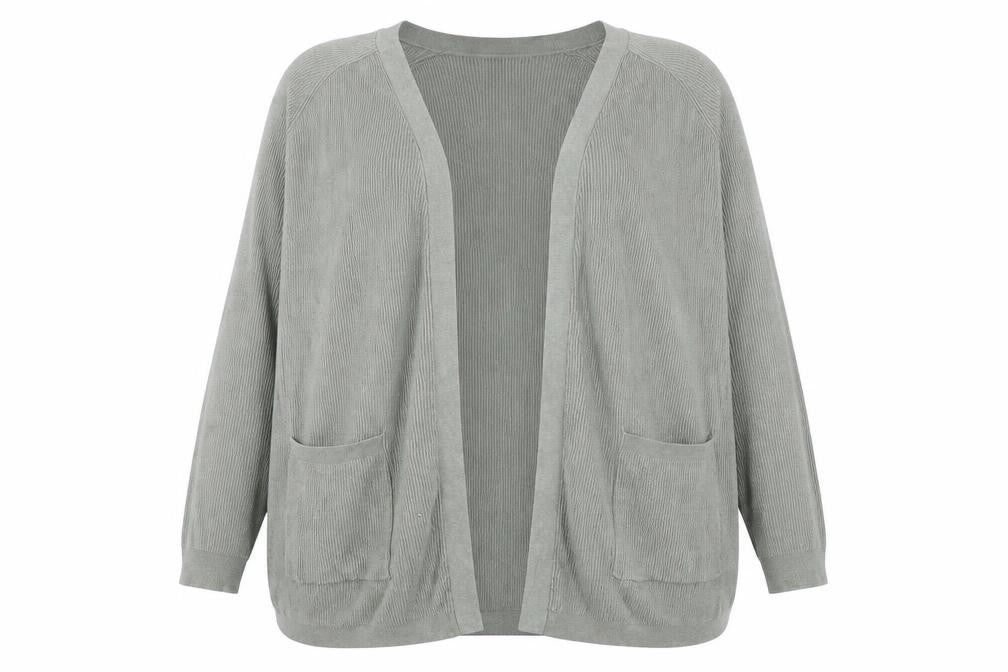 Marks & Spencer Womens Green V-Neck Viscose Cardigan Jumper Size XL