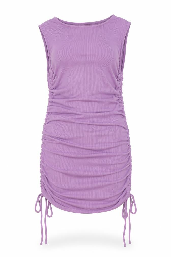 Bailey Rose Womens Purple Rayon Bodycon Size S Round Neck Pullover