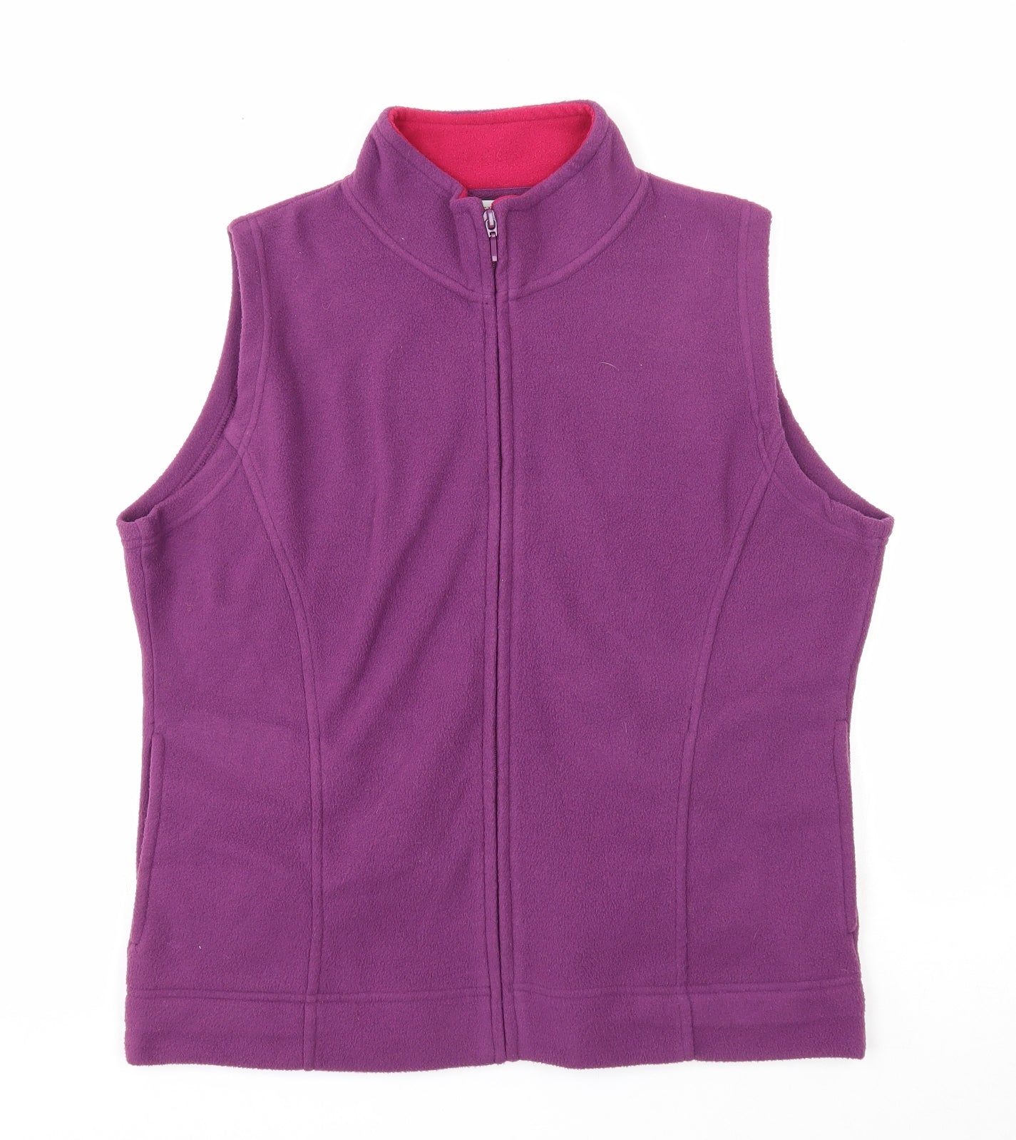 EWM Womens Purple Gilet Jacket Size 14 Zip