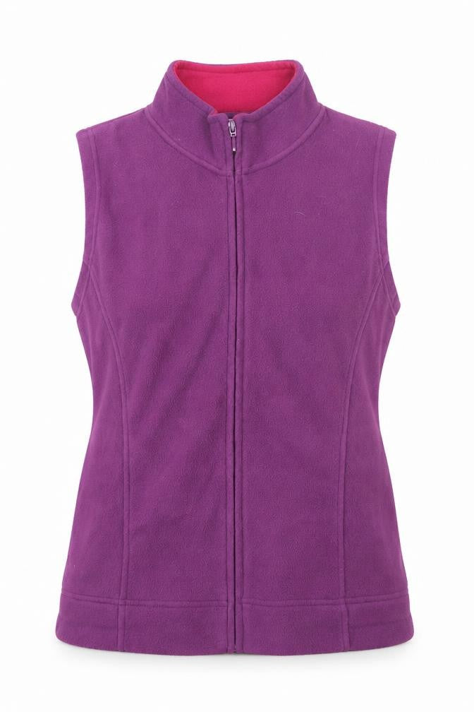 EWM Womens Purple Gilet Jacket Size 14 Zip
