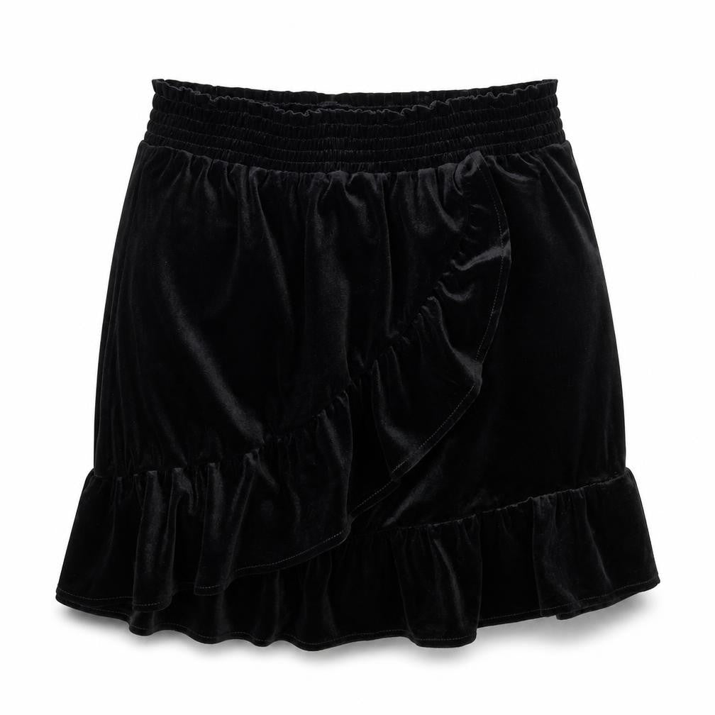 Monki Womens Black Polyester Trumpet Skirt Size S
