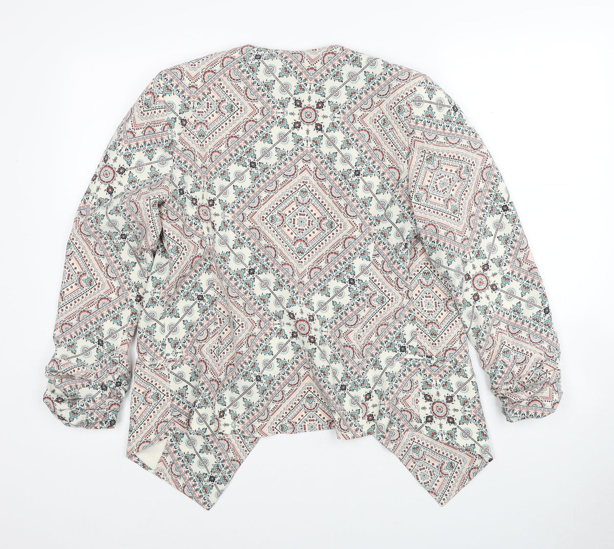 New Look Womens Multicoloured Geometric Jacket Size 10