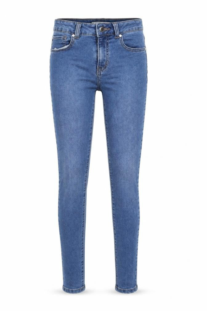 Denim & Co. Womens Blue Polyester Skinny Jeans Size 8 Regular Zip