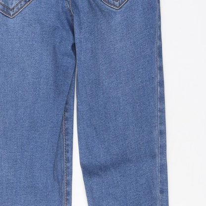 Denim & Co. Womens Blue Polyester Skinny Jeans Size 8 Regular Zip