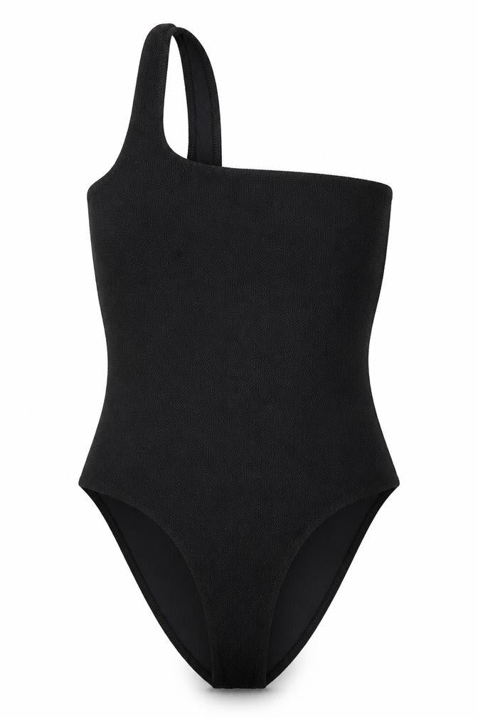 ASOS Womens Black Polyester Bodysuit One-Piece One Size Pullover