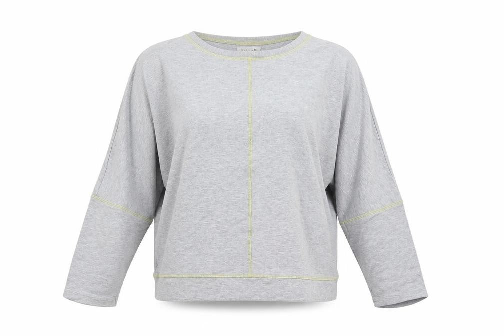 Thoughts Womens Grey Polyester Pullover Sweatshirt Size 12 Pullover