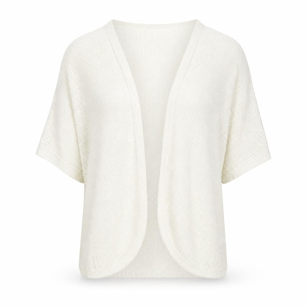 Marks & Spencer Womens Beige V-Neck Acrylic Cardigan Jumper Size 12