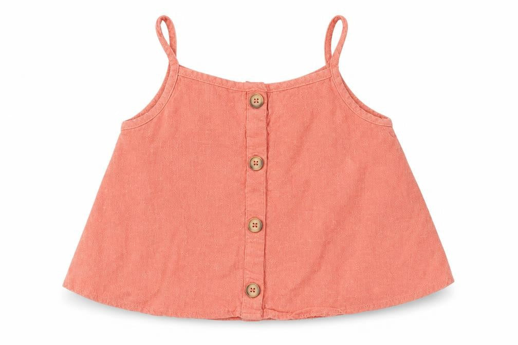Primark Girls Pink Viscose Basic Blouse Size 7-8 Years Square Neck Pullover