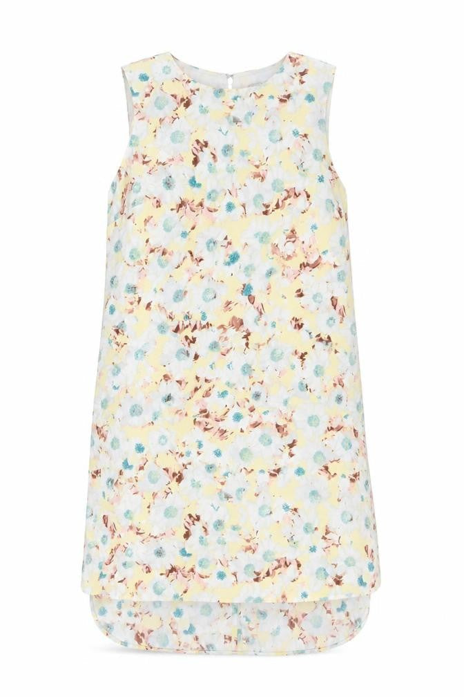 Marks & Spencer Womens Multicoloured Geometric Polyester Shift Size 12 Boat Neck Zip