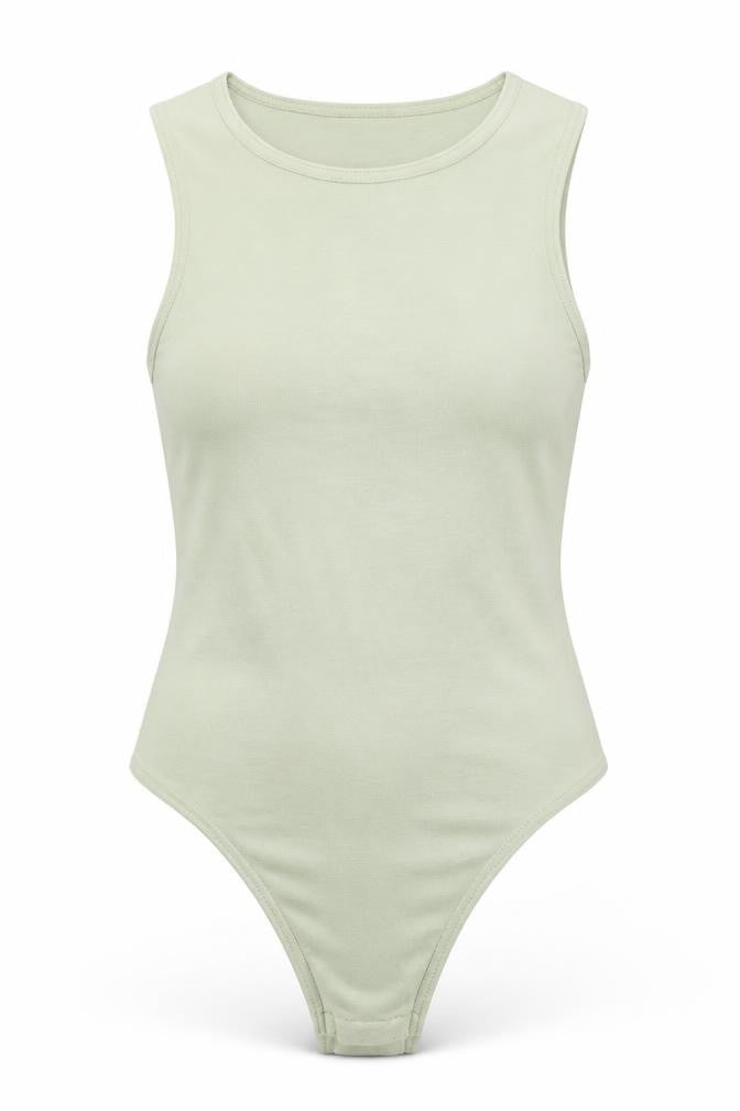 PRETTYLITTLETHING Womens Green Polyester Bodysuit One-Piece Size 12 Snap