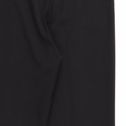 Bonmarché Womens Black Polyester Trousers Size 14 Regular