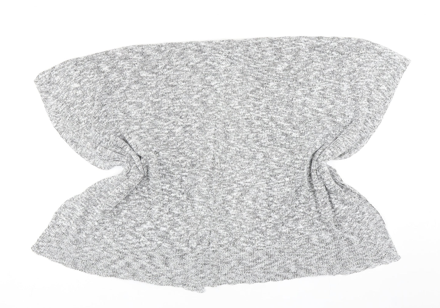 Marks and Spencer Womens Grey V-Neck Viscose Shrug Jumper One Size