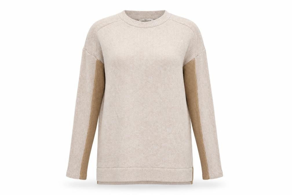 TU Womens Brown Scoop Neck Polyester Pullover Jumper Size 8 - Ribbed