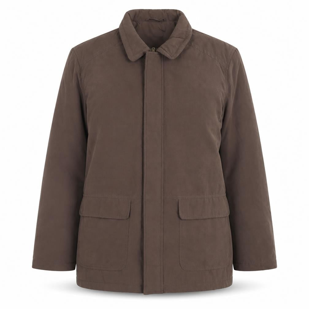 Greenwoods Womens Brown Jacket Size M Zip