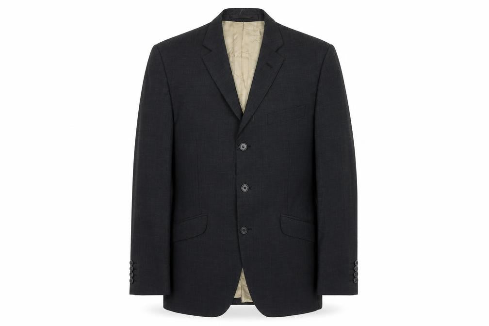 Marks & Spencer Mens Grey Wool Jacket Blazer Size 40