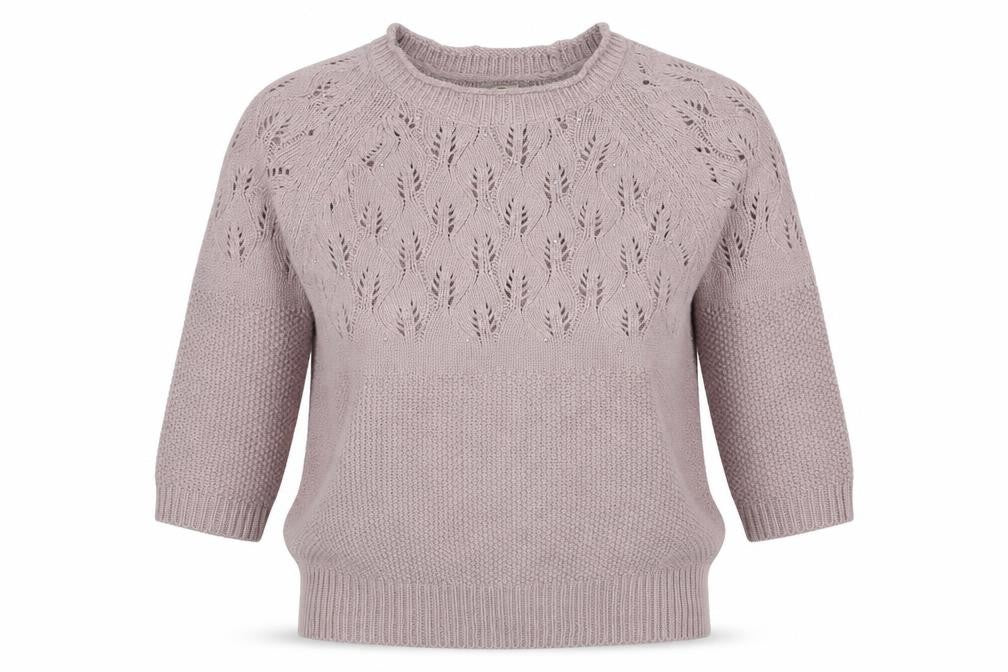 Oasis Womens Pink Scoop Neck Acrylic Pullover Jumper Size M
