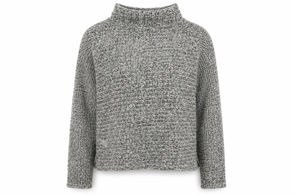 Topshop Womens Grey Roll Neck Acrylic Pullover Jumper Size 8