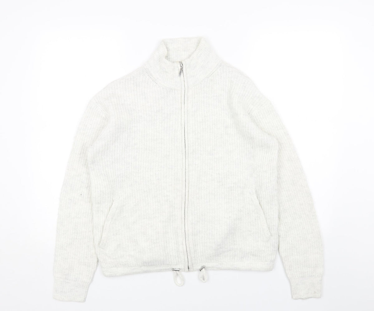 Marks & Spencer Womens Grey Jacket Size S Zip