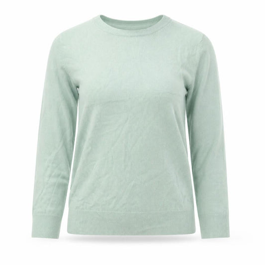 Marks & Spencer Womens Green Roll Neck Acrylic Pullover Jumper Size 12