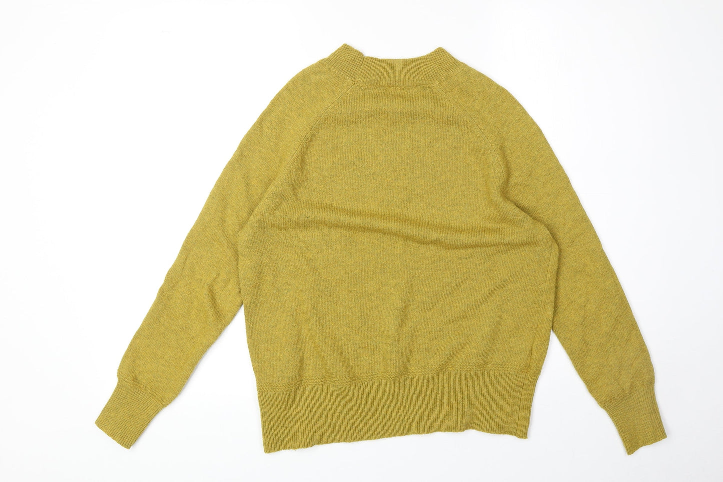 Oasis Womens Green Round Neck Polyester Pullover Jumper Size XS