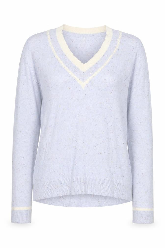 NEXT Womens Grey V-Neck Viscose Pullover Jumper Size S