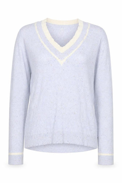 Next Womens Grey V-Neck Viscose Pullover Jumper Size S