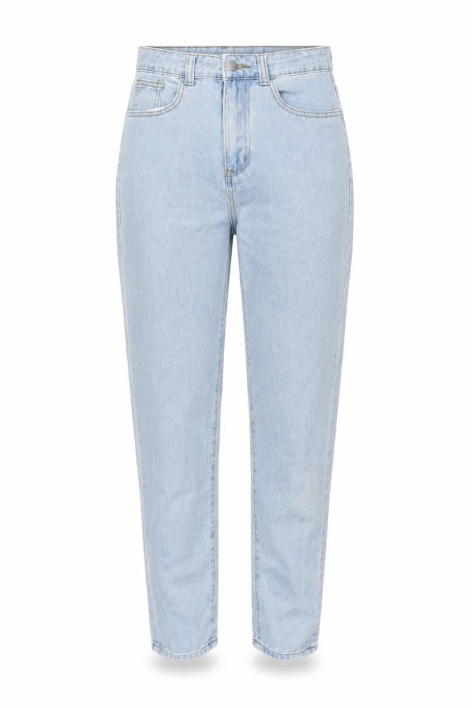 SheIn Womens Blue Cotton Tapered Jeans Size S Regular Button