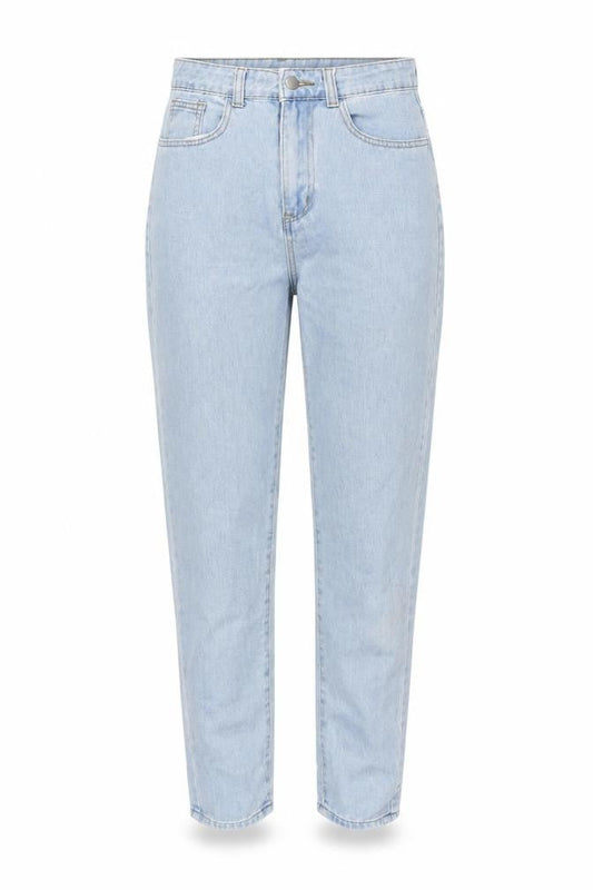 SheIn Womens Blue Cotton Tapered Jeans Size S Regular Button